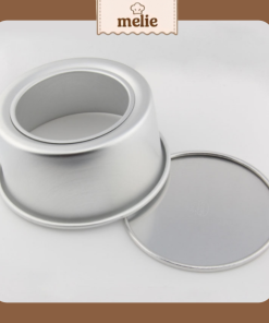 Khuôn Nướng Bánh Bông Lan Đế Rời Chất Liệu Thép Carbon Chống Dính-Melie 1 Khuôn bánh Melie