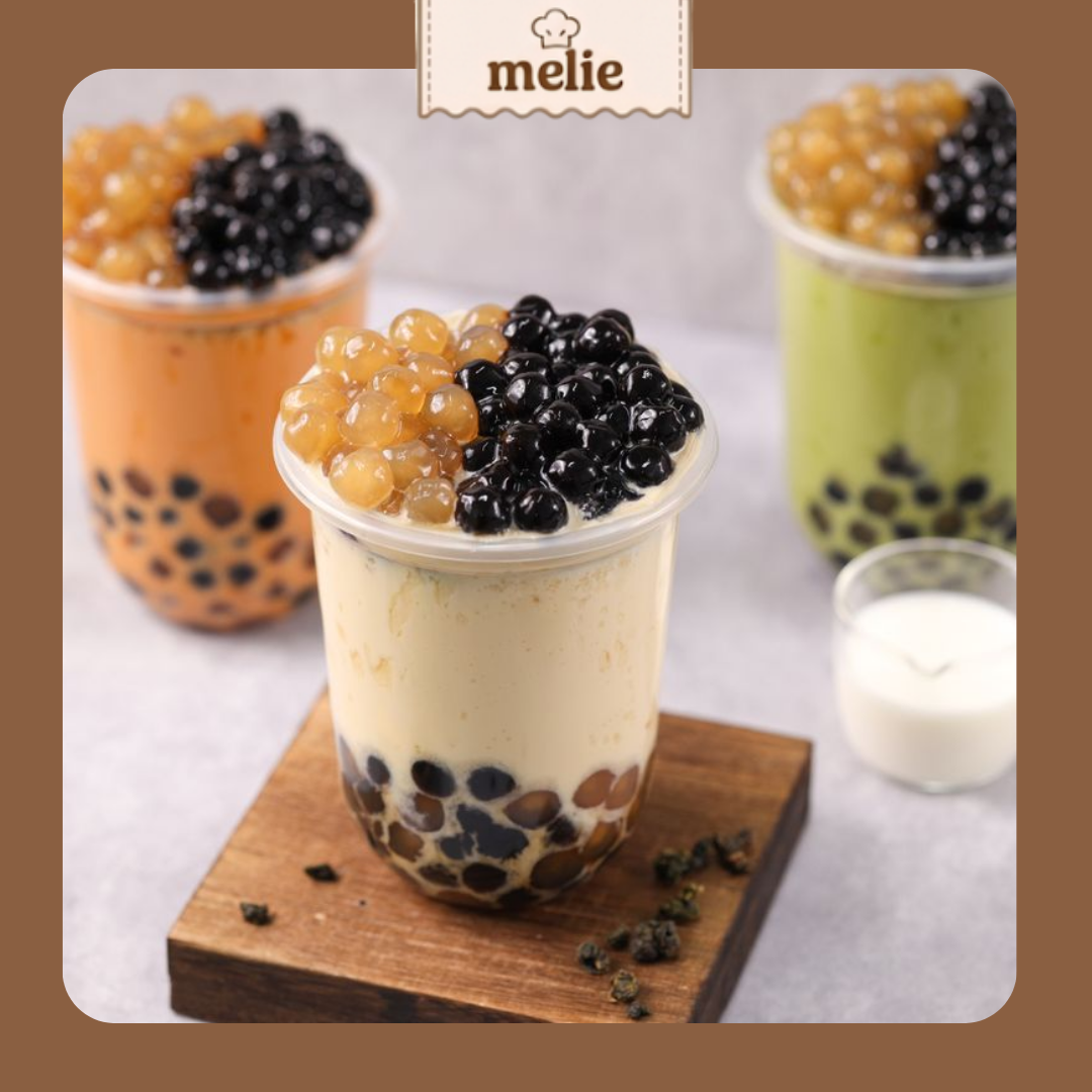 set-nguyen-lieu-melie-tra-lai-sua-chan-chau Set nguyên liệu Melie trà lài sữa chân châu