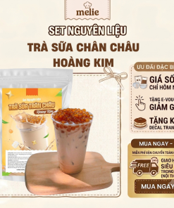 Set nguyên liệu Melie làm Trà sữa chân châu hoàng kim