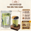 Set nguyên liệu Melie làm Trà sữa Thái xanh - Thành phẩm 5-7 ly