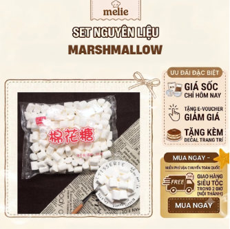 Marshmallow Melie túi 500g Marshmallow Melie túi 500g