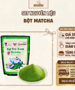 Bột Matcha, bột trà xanh Melie 20g
