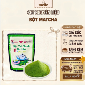 Bột Matcha, bột trà xanh Melie 20g