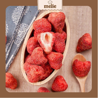 Dâu Tây Sấy Giòn Melie 100g Dâu Tây Sấy Giòn Melie 100g