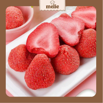 Dâu Tây Sấy Giòn Melie 100g Dâu Tây Sấy Giòn Melie 100g