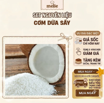 Cơm Dừa Sấy Melie 100g Cơm Dừa Sấy Melie 100g