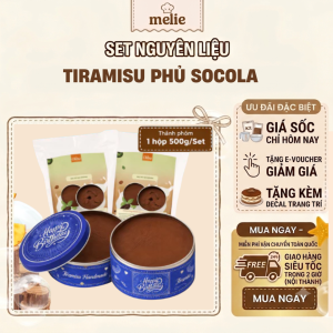 tiramisu phủ socola