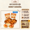 Set nguyên liệu Melie làm bánh Donut Caramel nhân trà Earl Grey & Creme Brulee - Thành phẩm 8-10 bánh - Mix 2 vị
