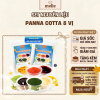 Set nguyên liệu Melie làm Panna Cotta Mix 8 vị - Thành phẩm 40-50 hũ - Bột trộn sẵn, mứt trái cây tự nhiên
