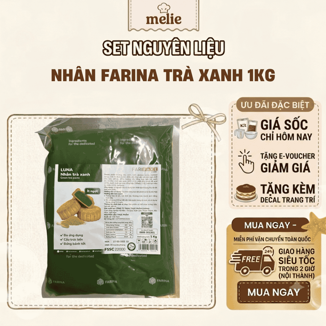 nhân trà xanh